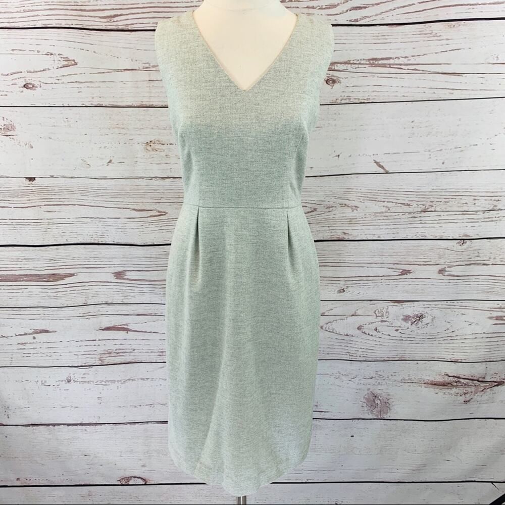 Banana Republic silvery grey sparkling sheath